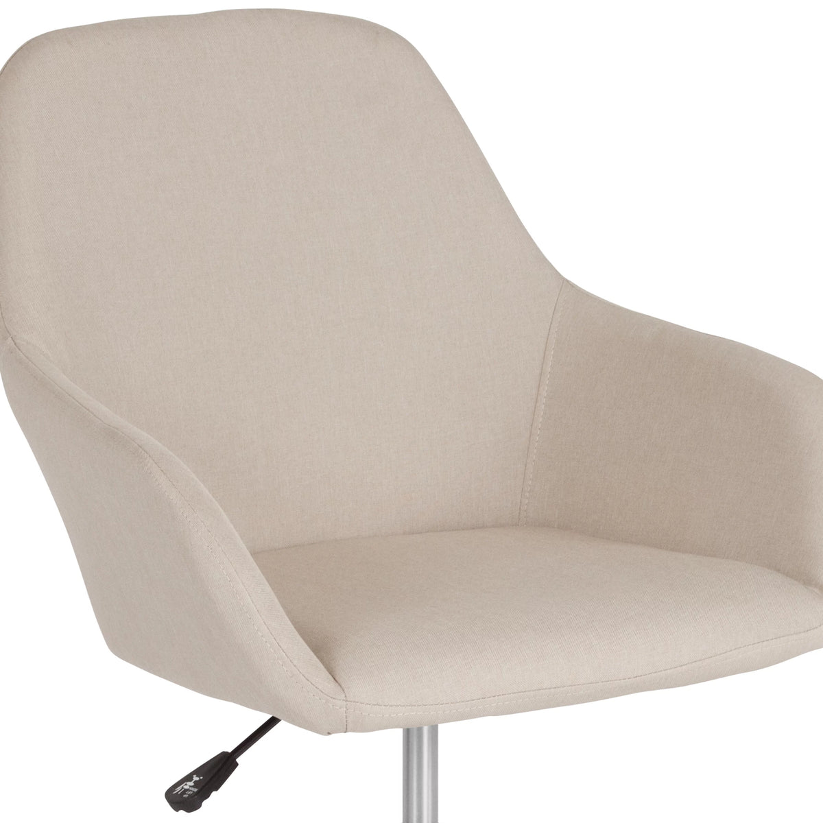 Beige Fabric Mid-Back Chair G639