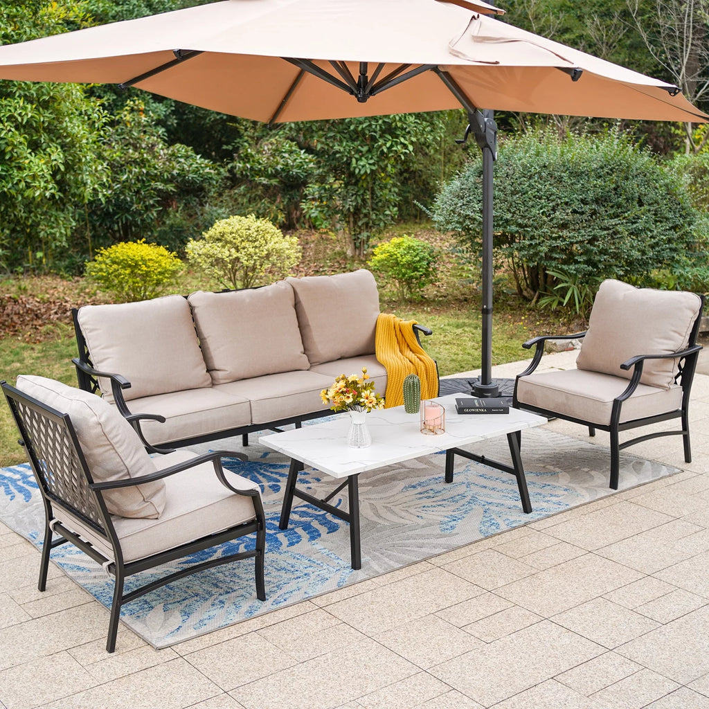 5-Seat Metal Patio Conversation Set T884