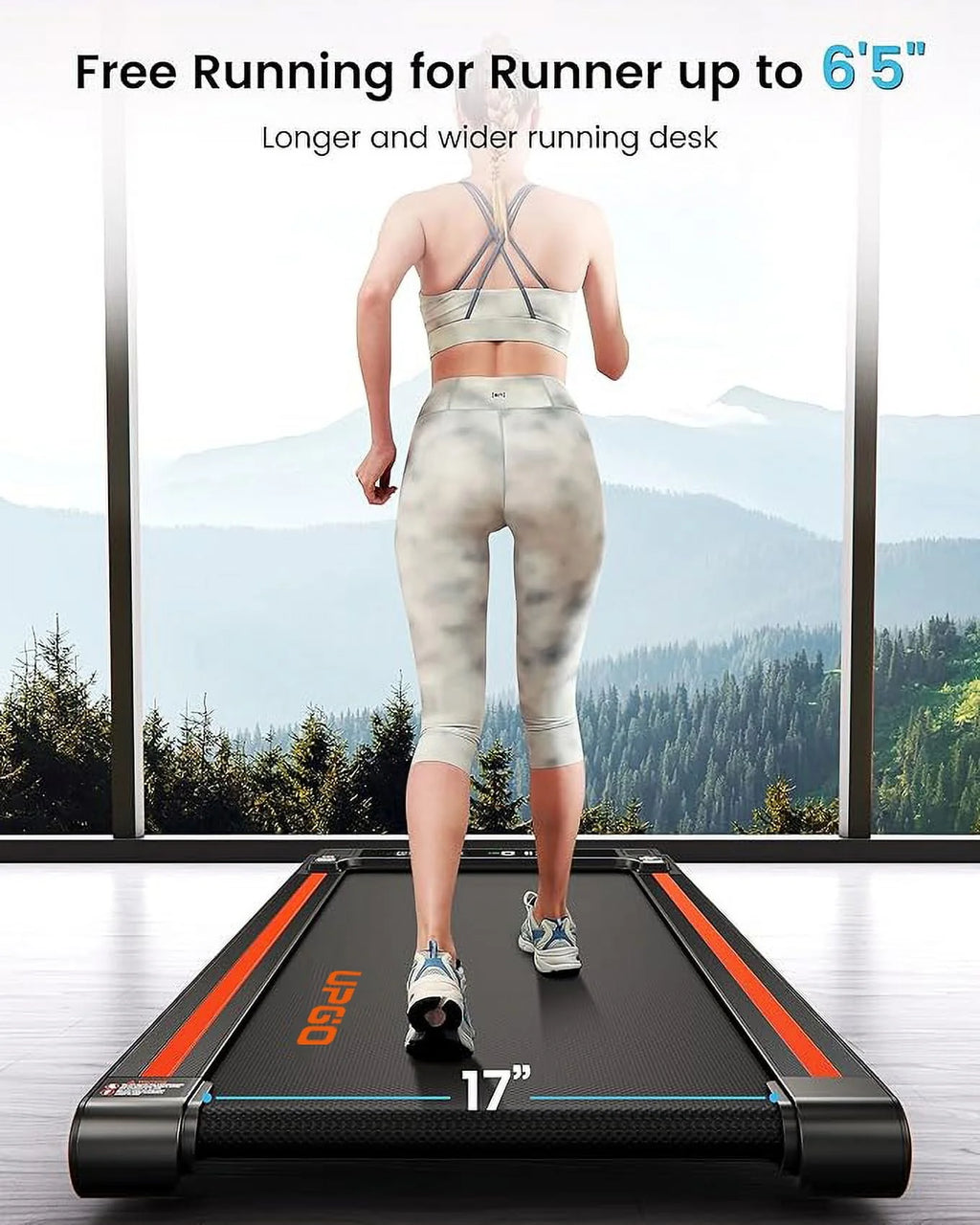 2.5HP Walking Pad Treadmill with Remote Control X341