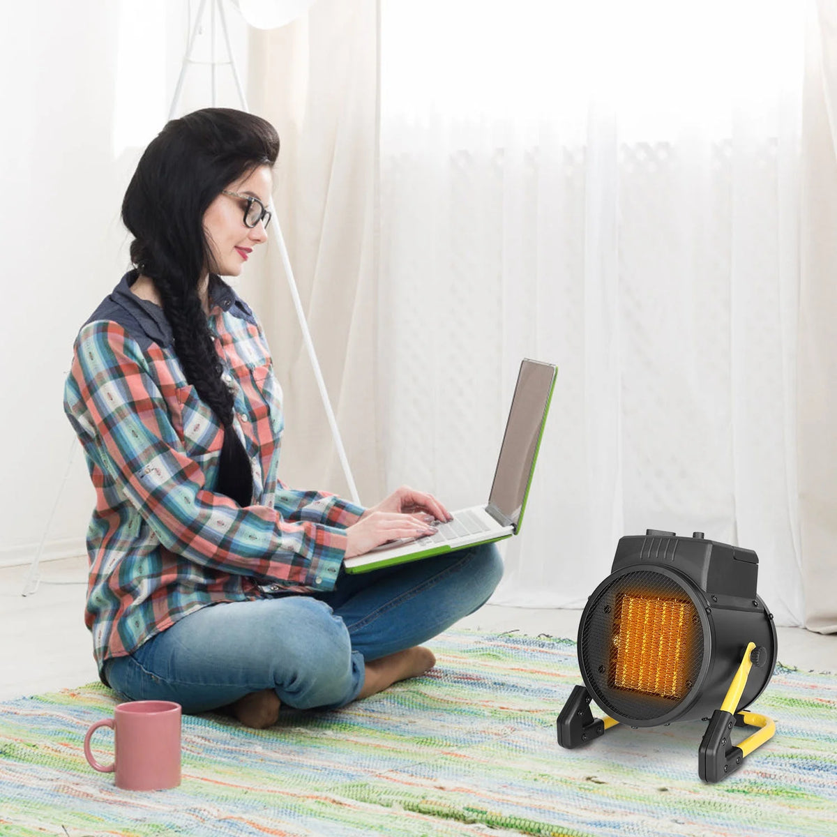 1500W PTC Electric Space Heater E6822