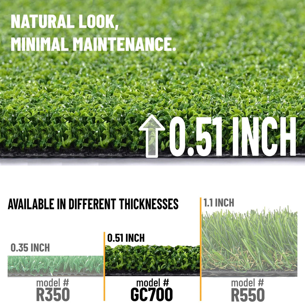 7x28 Artificial Turf Golf Hitting Mat Green F96761