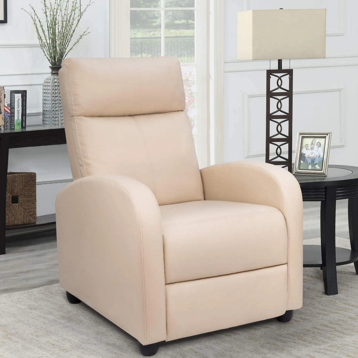 Pu Leather Recliner Chair Y58541