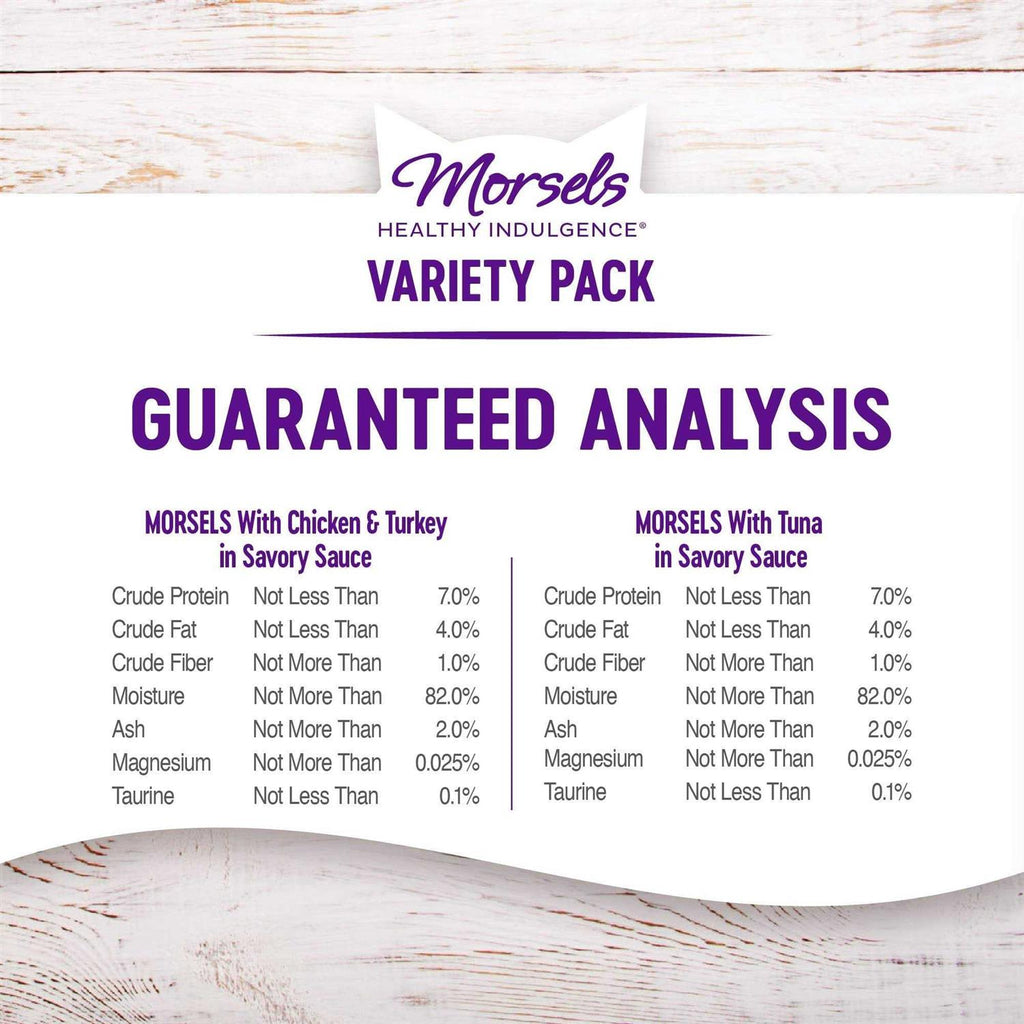 Grain Free Wet Cat Food Morsels Variety Pack J13290