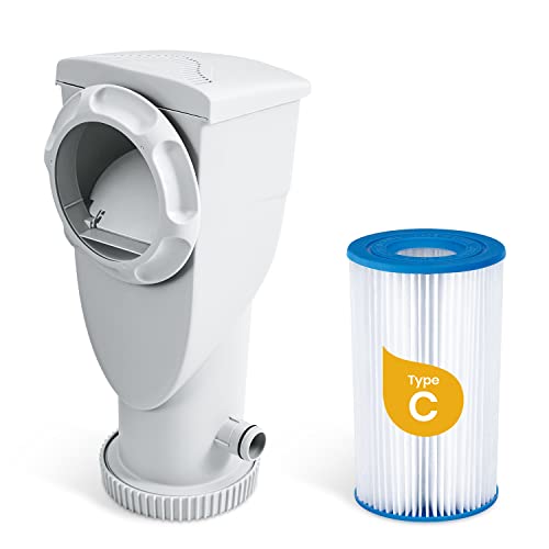 1500 GPH 2-in-1 Filter Pump and Skimmer System J930