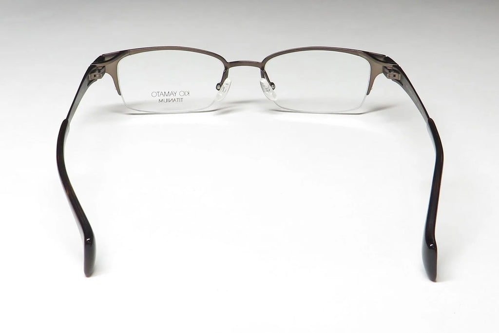 Titanium Half-Rimless Eyeglass Frame B343