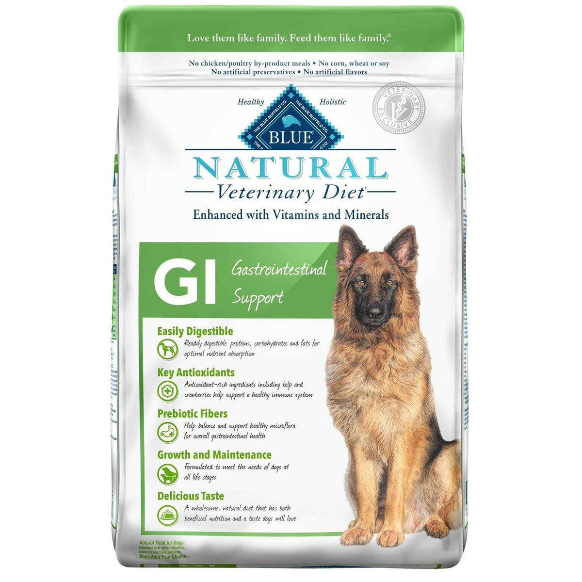 Natural Veterinary Diet GI Gastrointestinal Support Dry Dog Food L901611