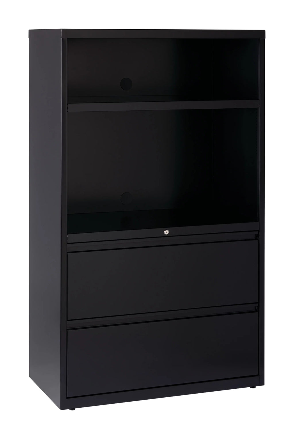 36 inch Wide 2 Drawer Metal File Cabinet, Black P21104