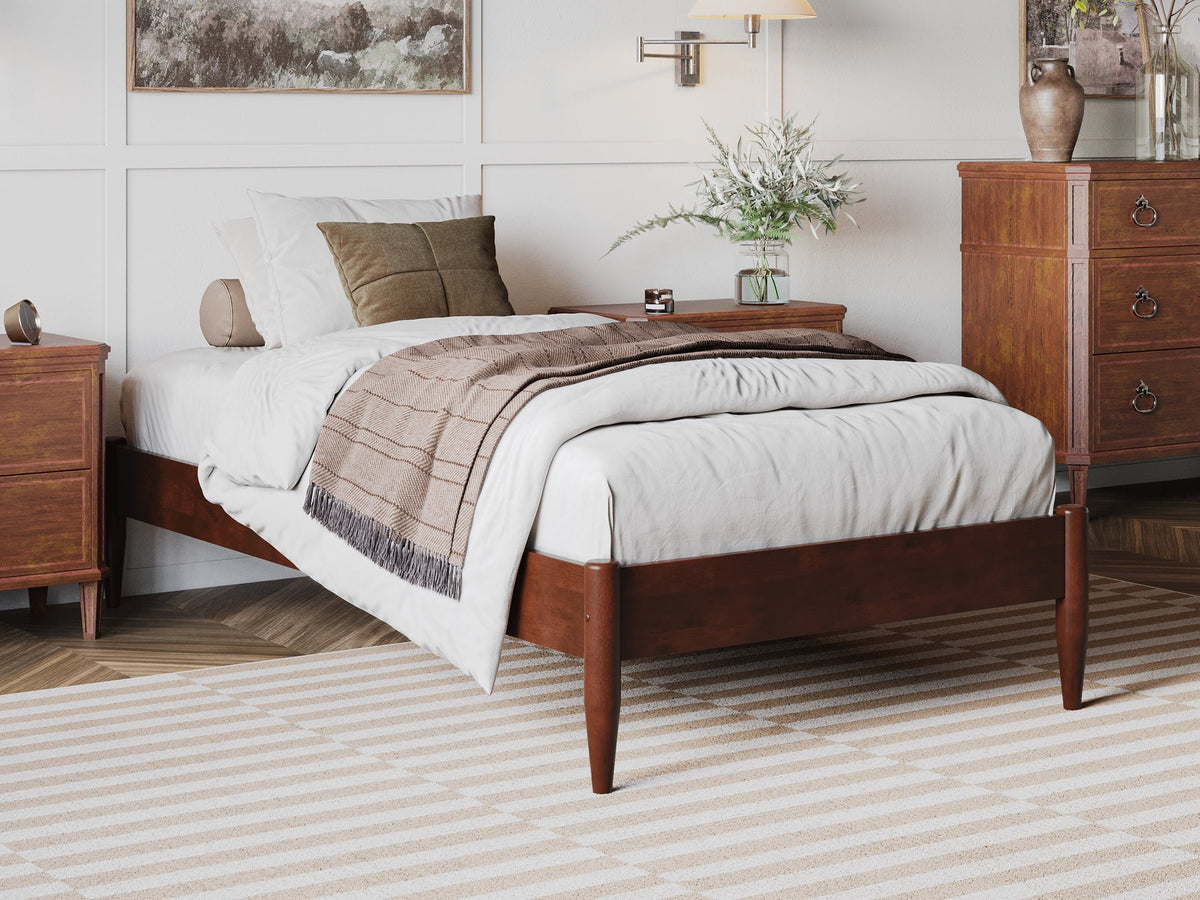 Espresso Solid Wood Platform Bed M771069