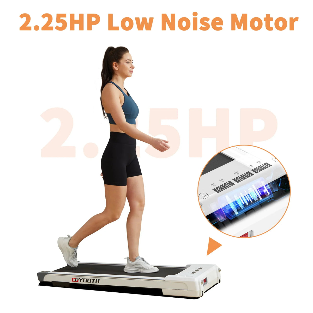 Under Desk Treadmill with Remote Control M786