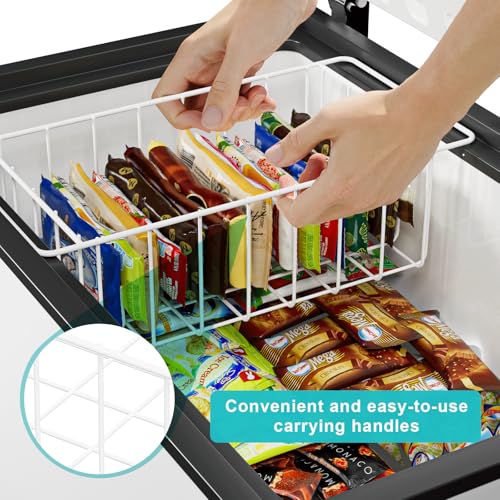 Pearl White Freezer Wire Baskets V538
