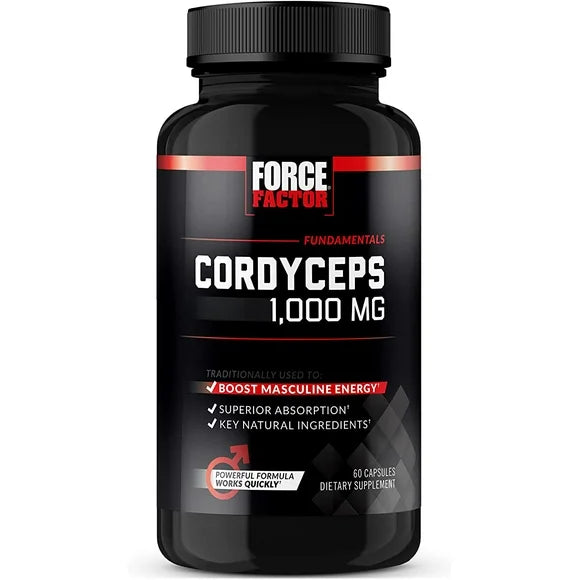 Cordyceps Sinensis Mushroom Extract 1000mg 60 Capsules L117