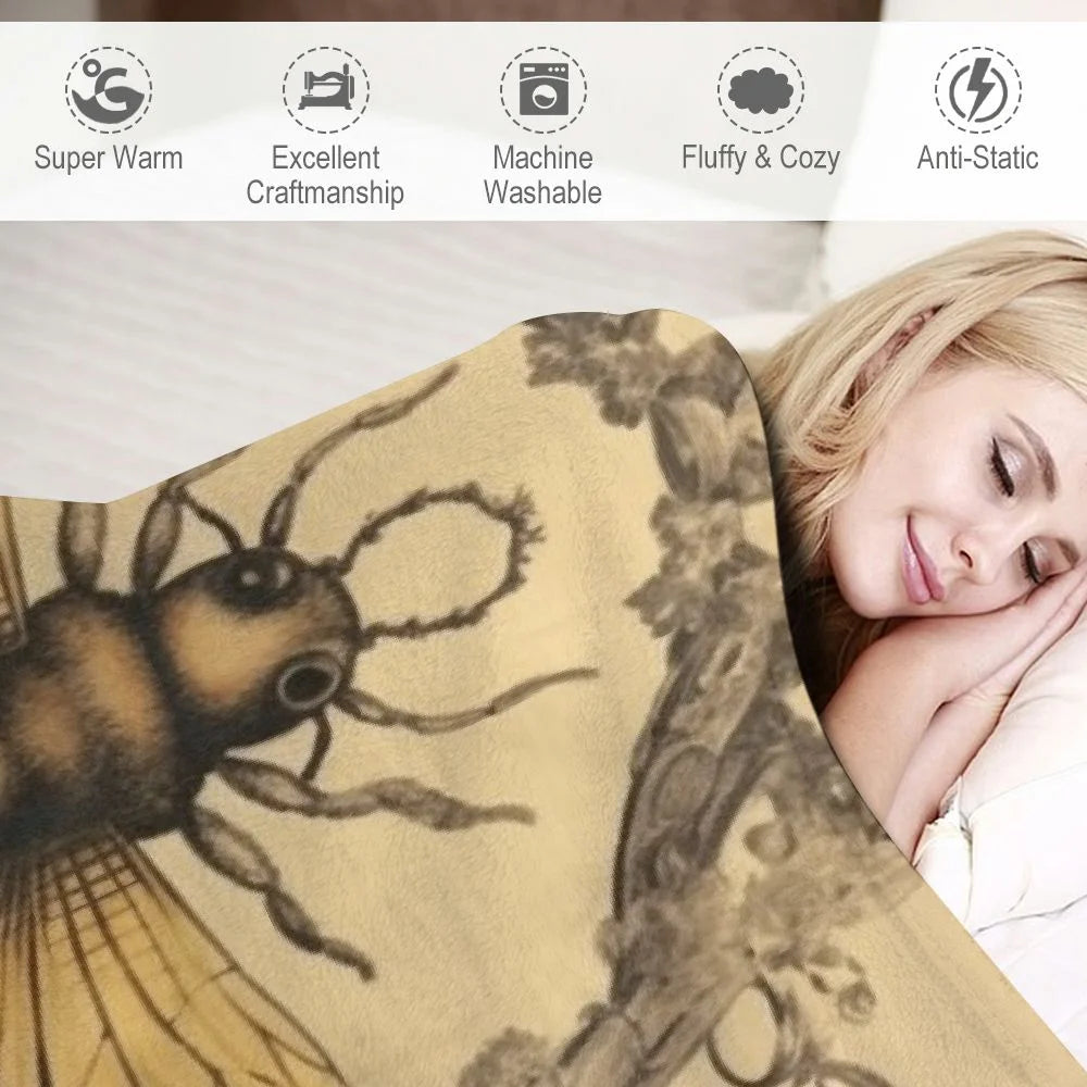Queen Bee Throw Blanket J9298