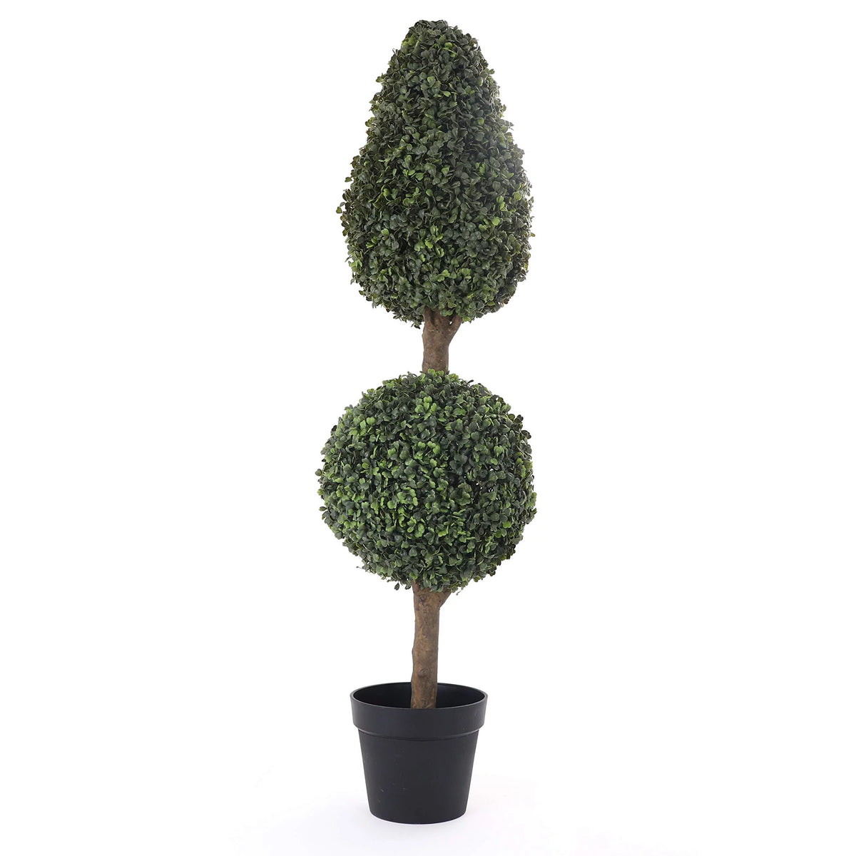 Artificial 4' Topiary Ball Tree 2 Pack F90559