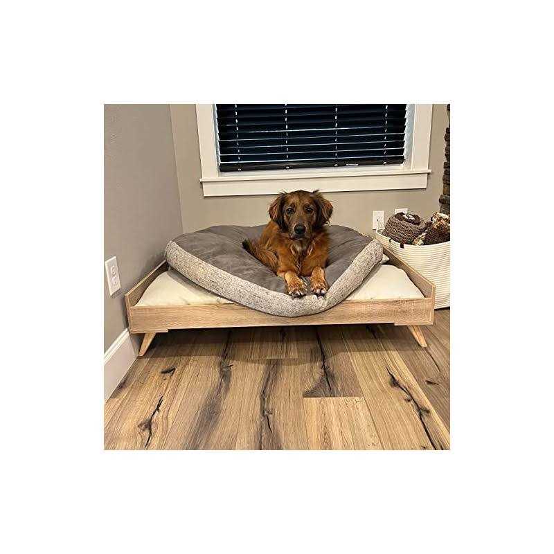 Raised Wooden Dog Bed Frame F485082