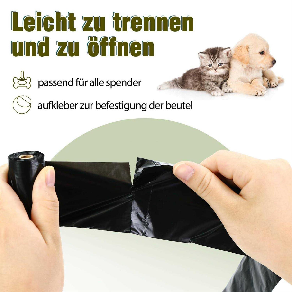 1140 Counts 57 Rolls Unscented Dog Poop Bag M8554
