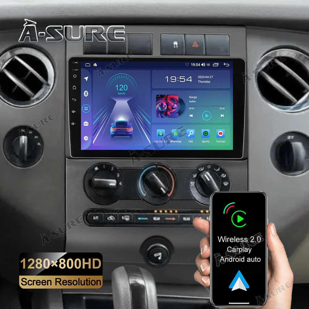 Android 13 Car Stereo with Wireless CarPlay GPS C60367