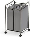 2 Bags Laundry Sorter Dark Grey W881