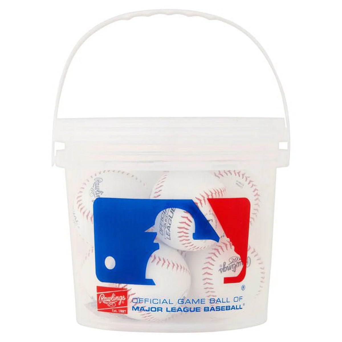 Recreational Baseball Bucket, 8 Count H92660