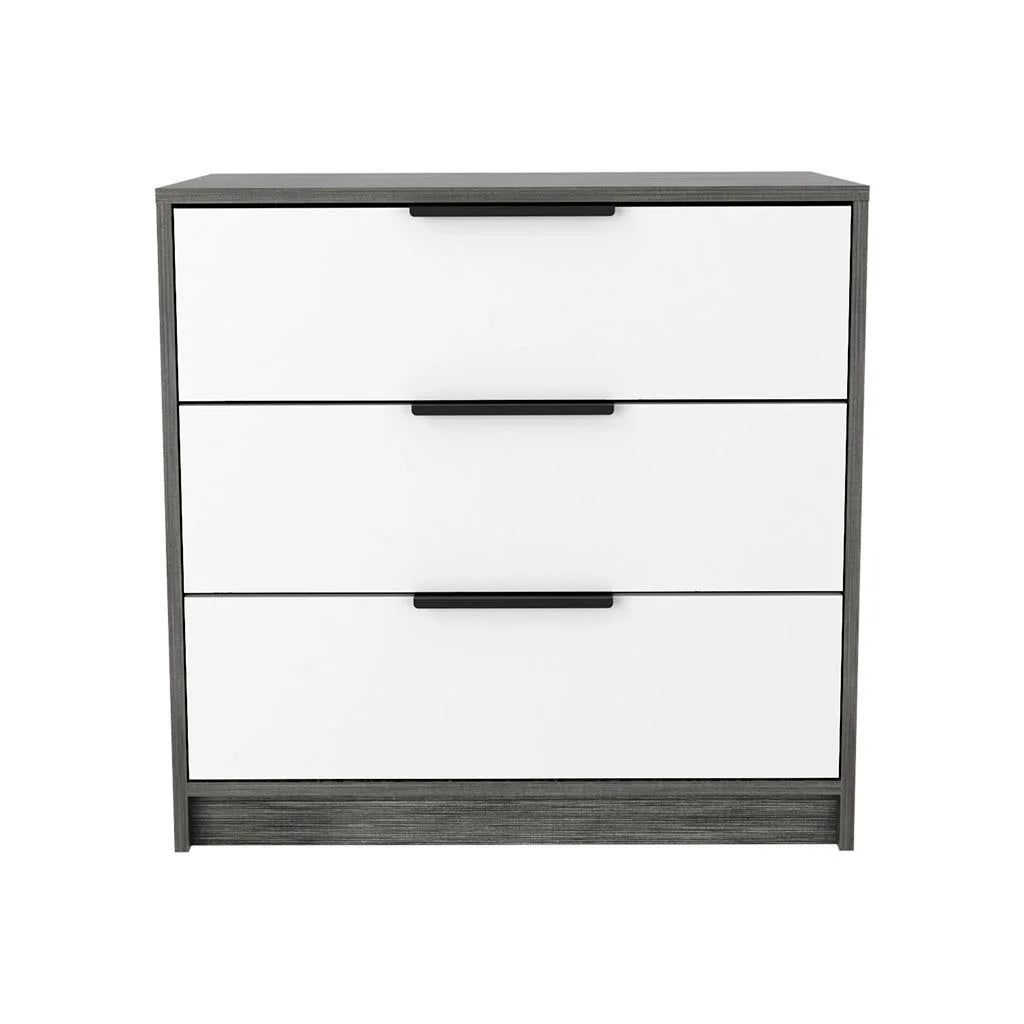 3-Piece Bedroom Set with 3-Drawer Dresser and 2 Nightstands Q1661