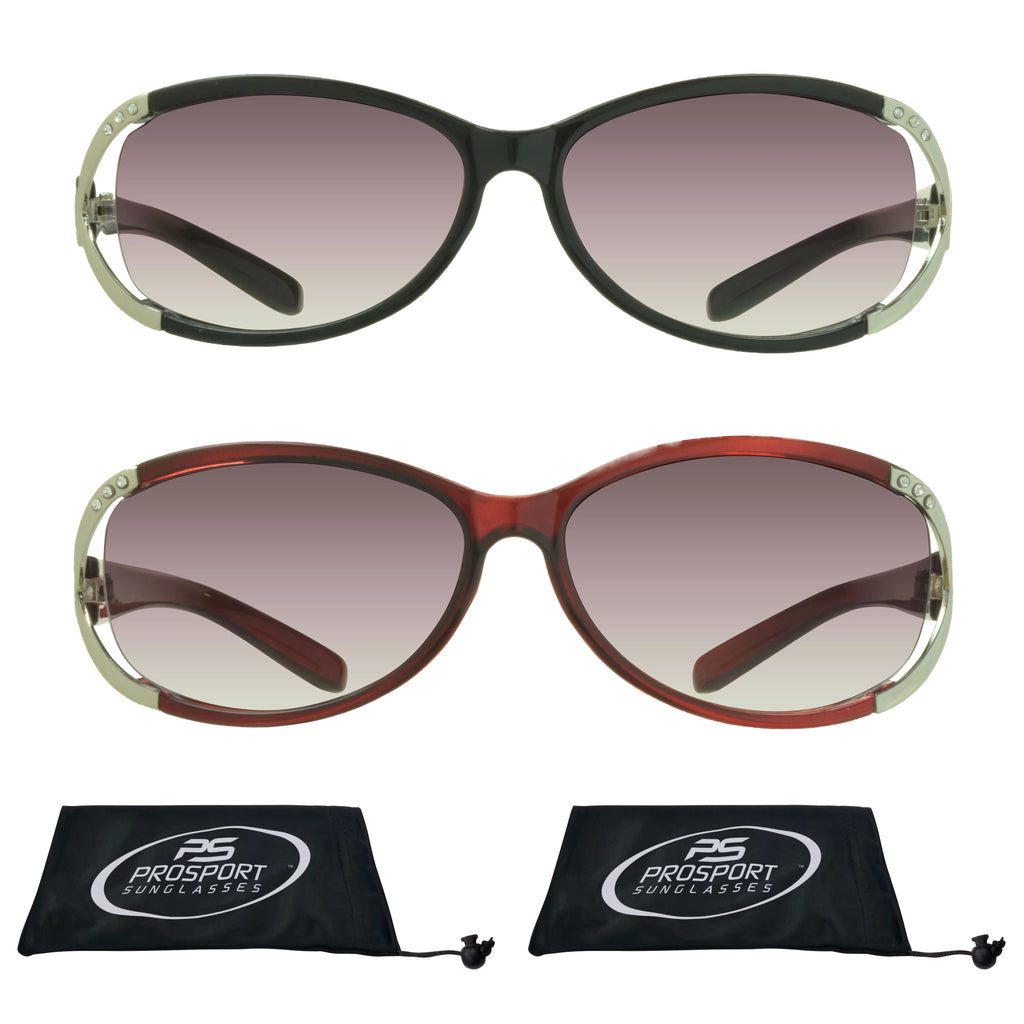 Black & Red Reading Sunglasses U34044