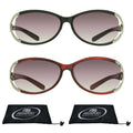 Black & Red Reading Sunglasses U34044