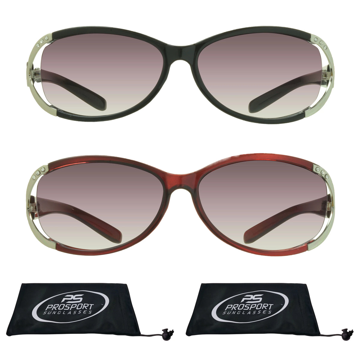 Black & Red Reading Sunglasses U34044