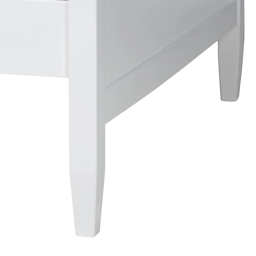 White Wood Twin Size Daybed S170