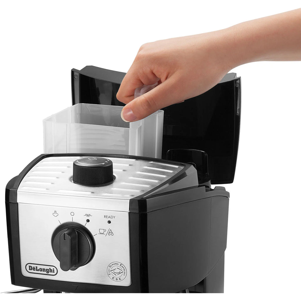 Pump Espresso Machine Black Stainless Q488151
