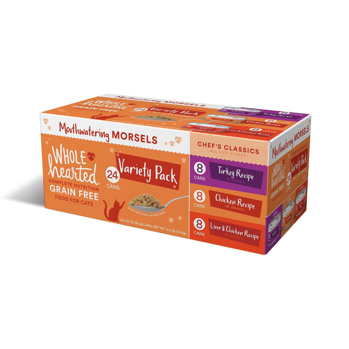 Grain-Free Morsels in Gravy Wet Cat Food Variety Pack I844470