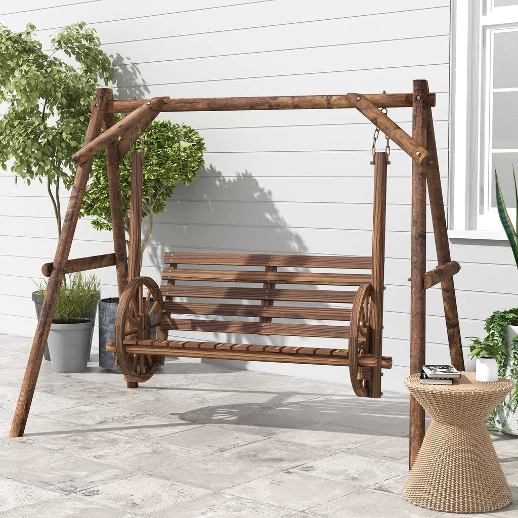 2 Seat Porch Swing with Stand B2881
