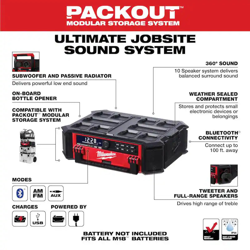 Cordless Radio/Speaker with Built-In Charger S2935