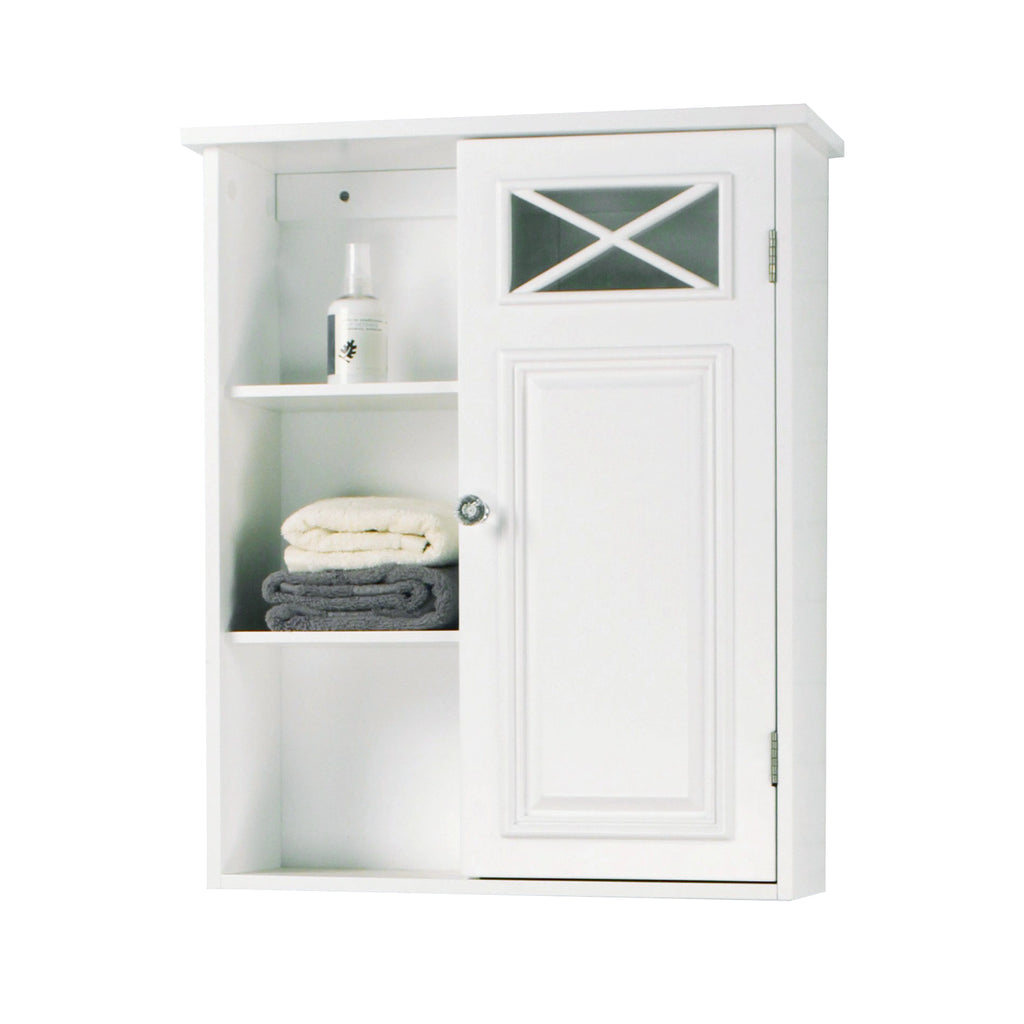White Wooden Wall Cabinet T289