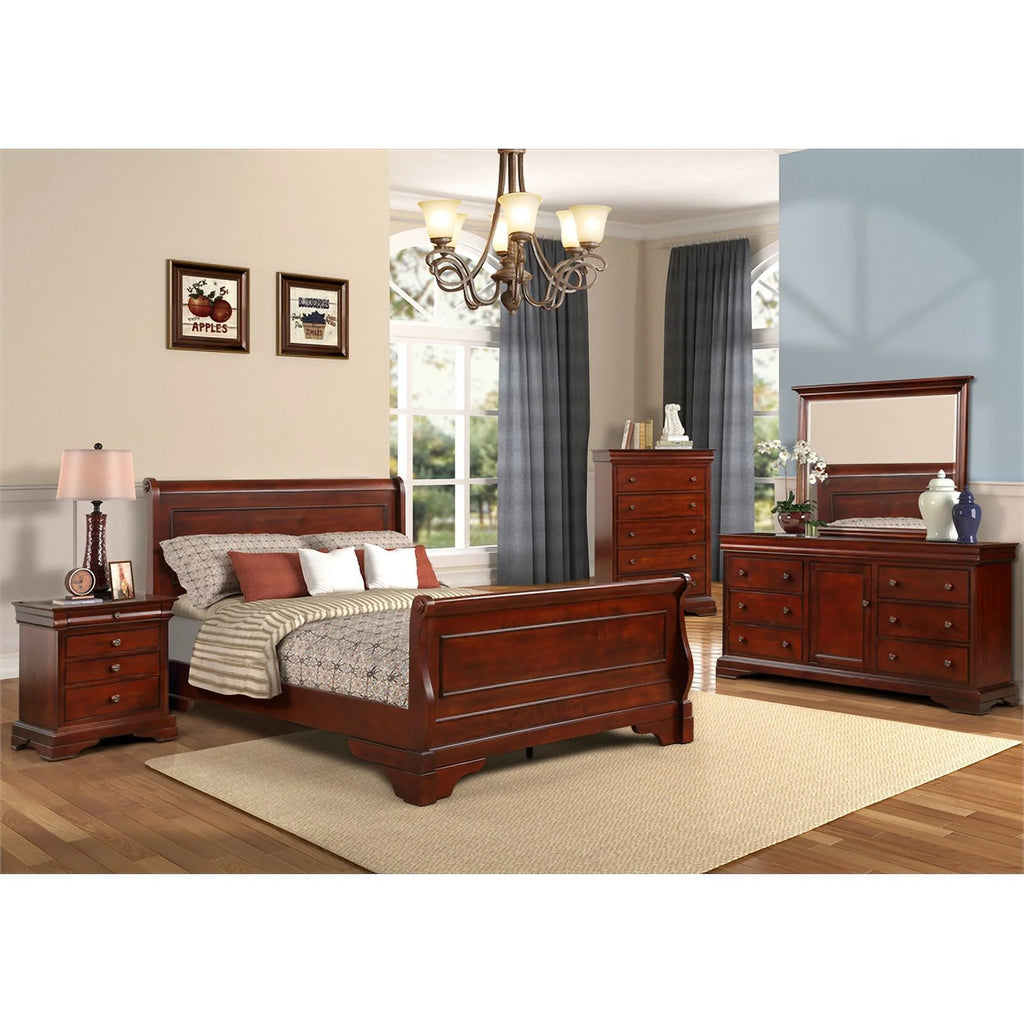 Wood Full Bed Q6699