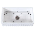 36 In. Farmhouse Kitchen Sink with Strainer and Grid C822707