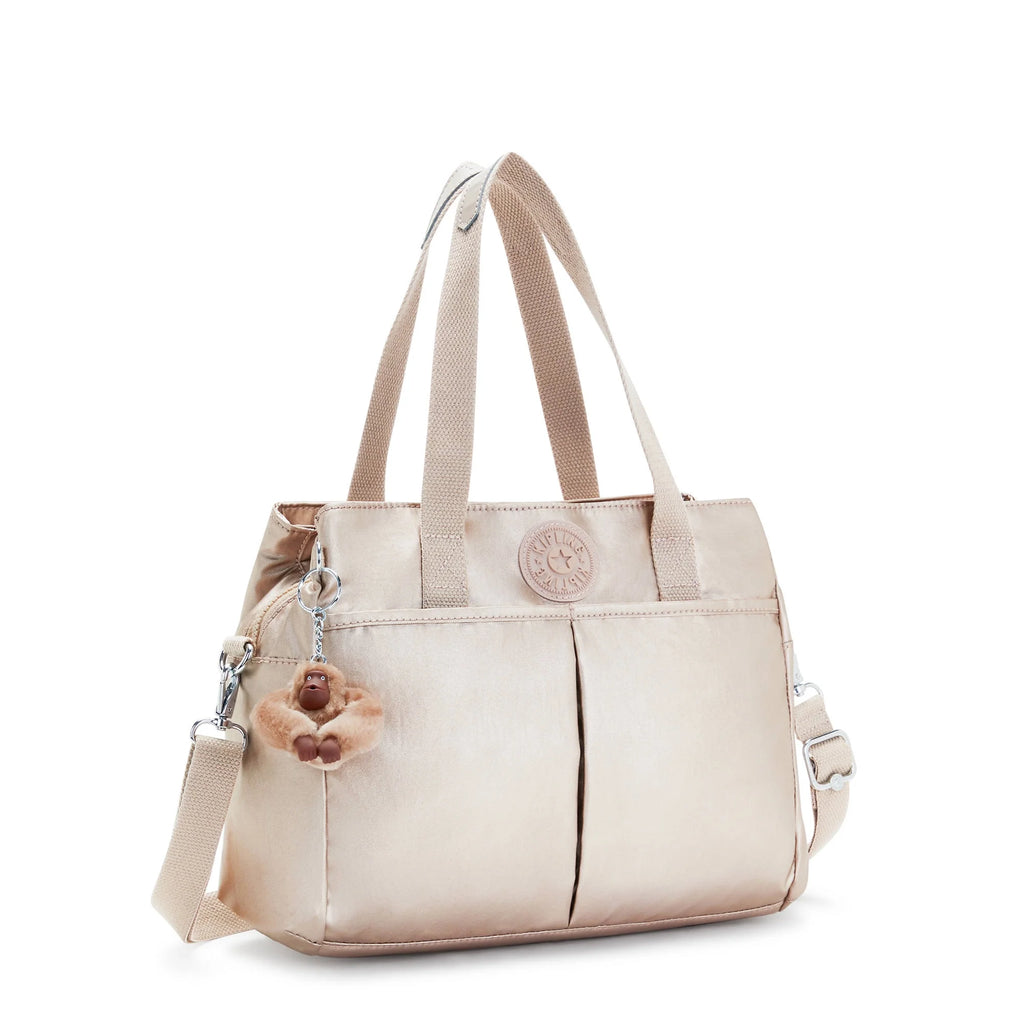 Metallic Shoulder Bag with Adjustable Strap N8433