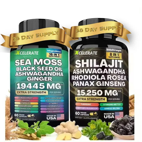 Shilajit Ashwagandha Capsules 120 CT L15524