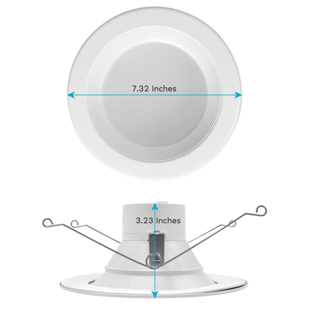 5/6 inch LED Recessed Retrofit Downlight 4-Pack X629641
