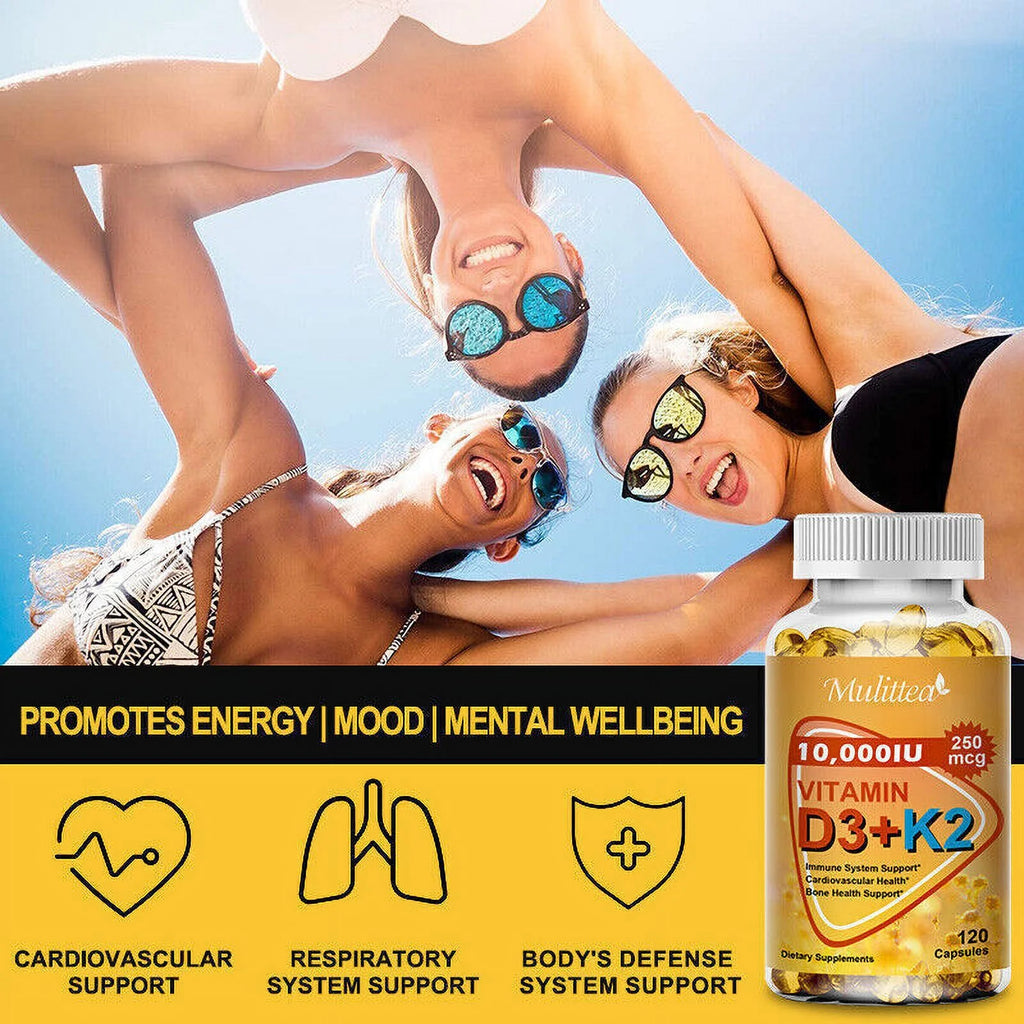 Vitamin K2 (MK7) with D3 10,000 IU Capsules N45357