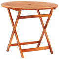 Folding Garden Table Solid Eucalyptus Wood M6487
