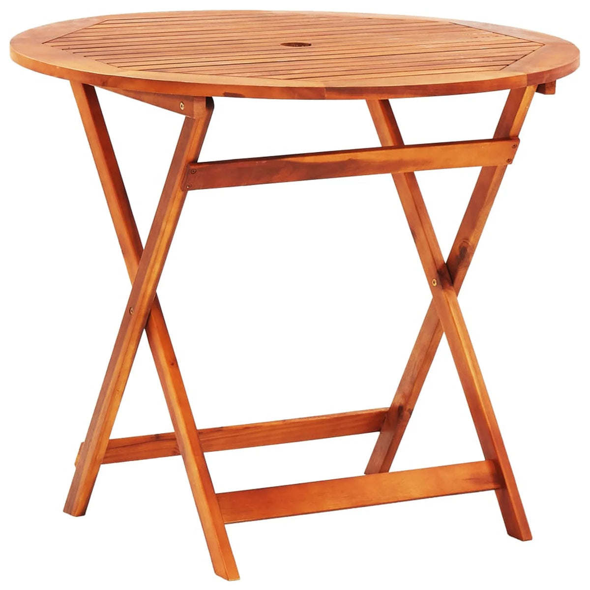Folding Garden Table Solid Eucalyptus Wood M6487