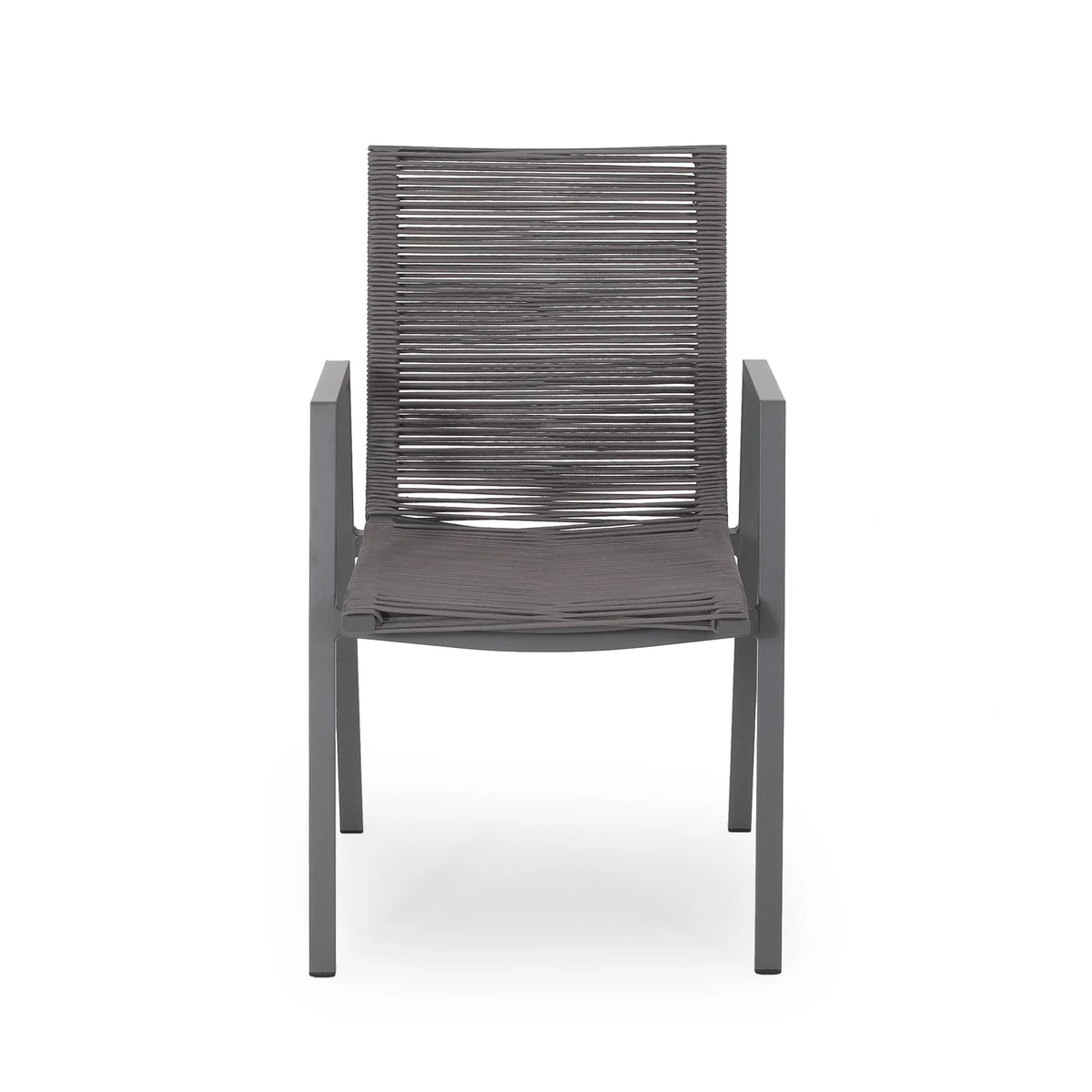 6 Seater Aluminum Dining Set with Tempered Glass Top N1902