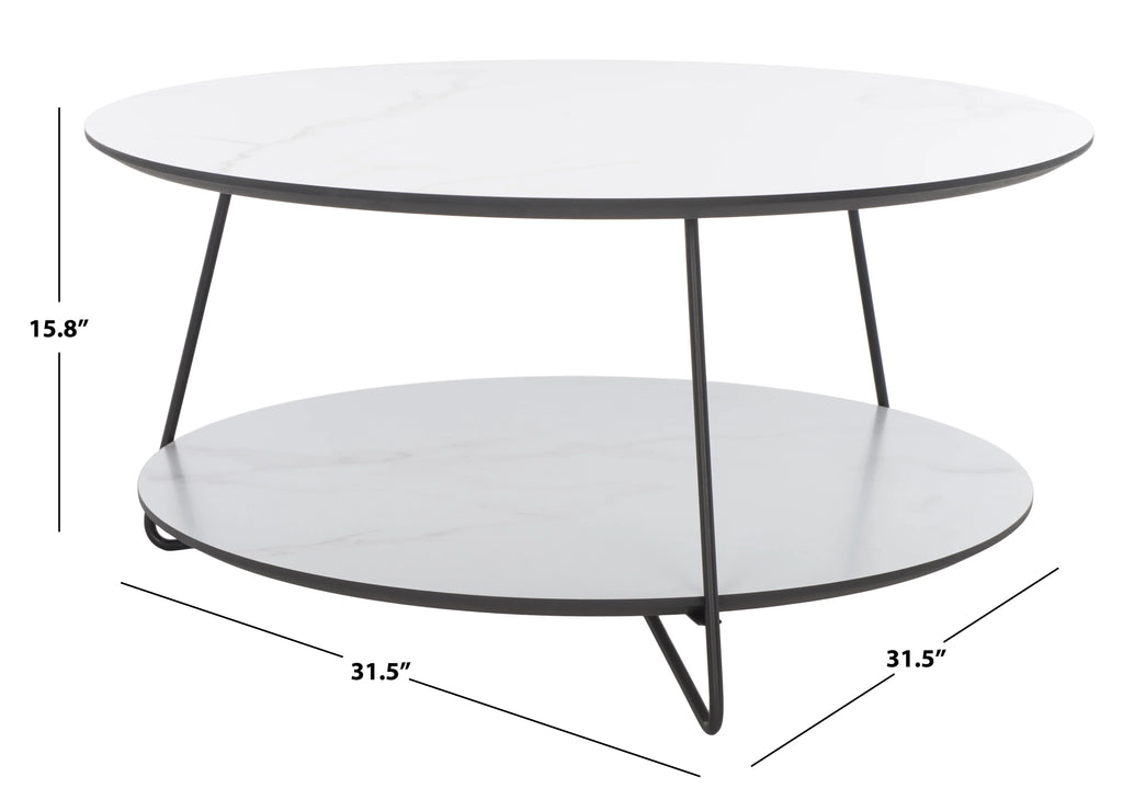 2-Tier Round Coffee Table J7034