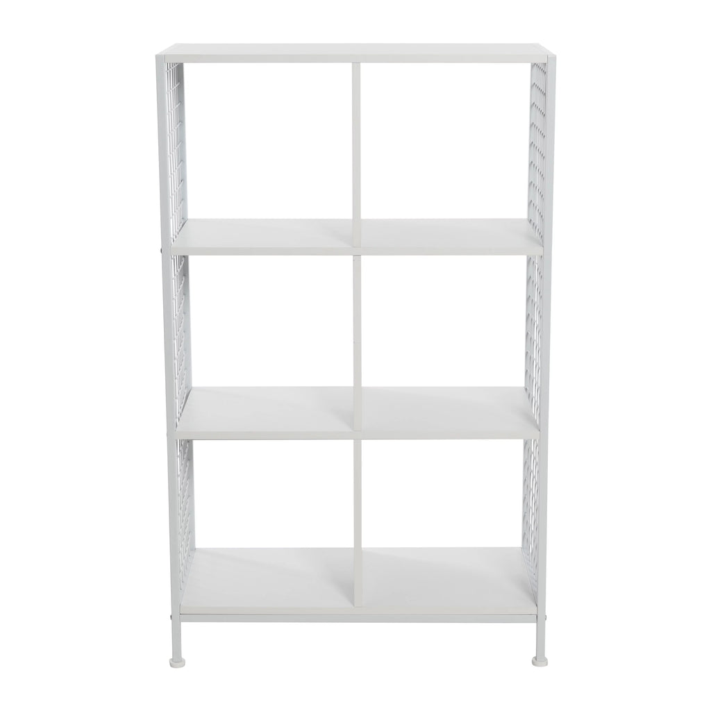 6 Cube White Storage Wall Unit T68058