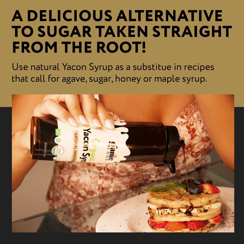 USDA Organic Yacon Syrup 12oz Natural Sweetener K5403