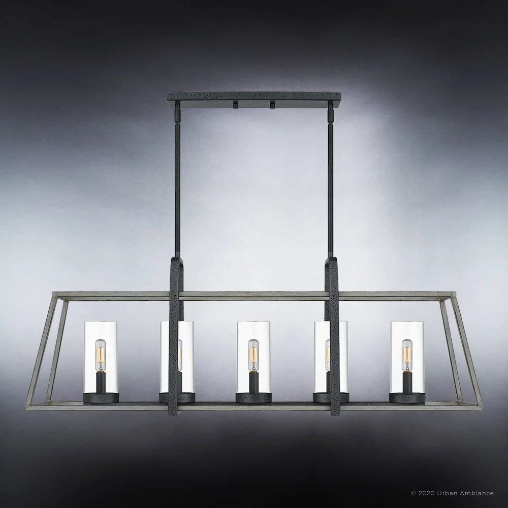 Indoor Chandelier with Clear Glass C88758