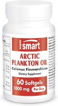 Arctic Plankton Oil 1000mg Omega-3 EPA DHA SDA 60 Softgels Y100620