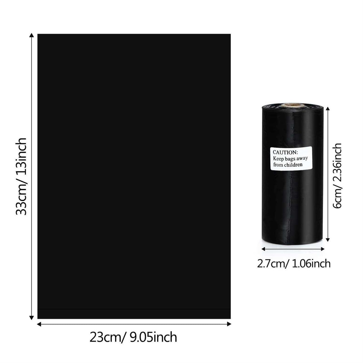 1140 Counts 57 Rolls Unscented Dog Poop Bag M8554