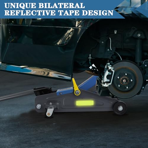 2-Ton Hydraulic Trolley Floor Jack Combo with 2 Jack Stands, Blue J324