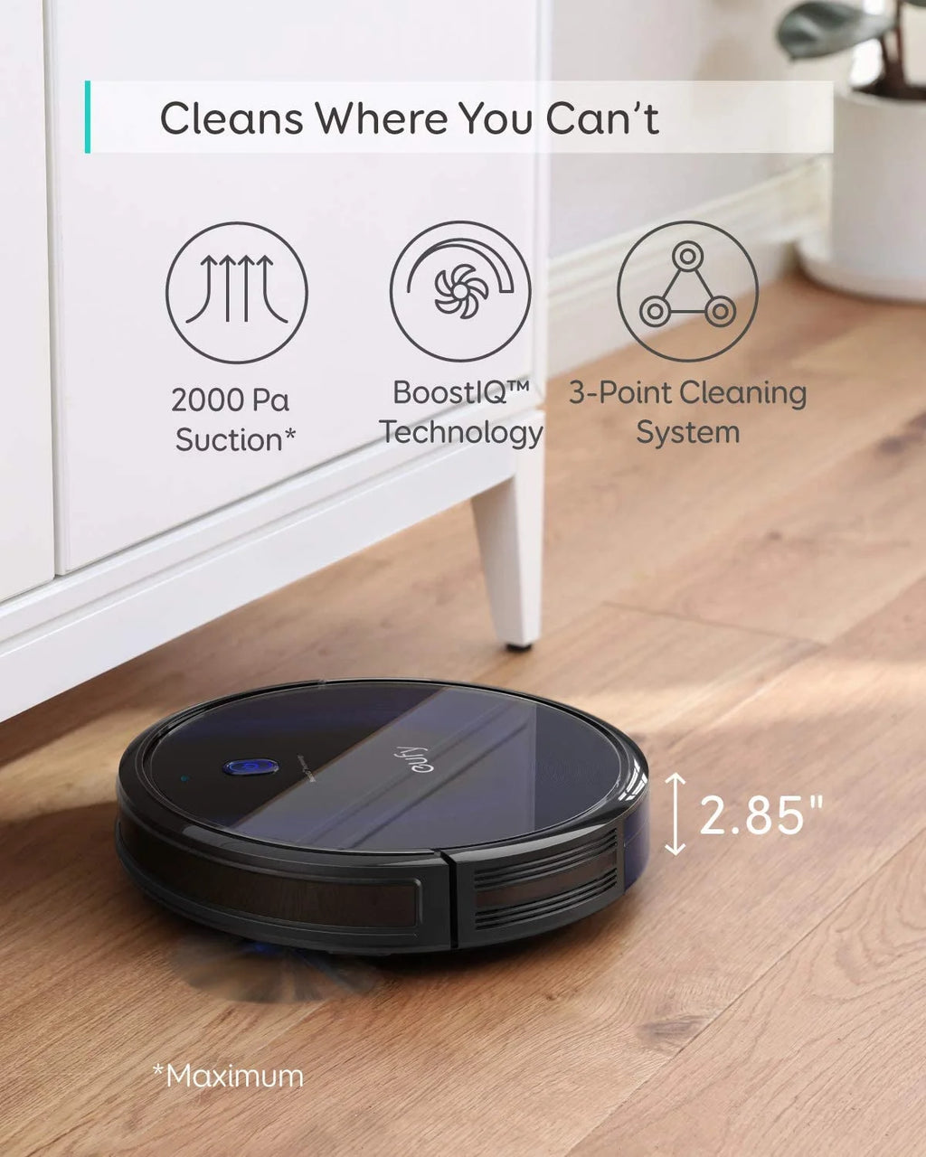 Wi-Fi Connected 2000Pa Suction Robot Vacuum Cleaner R5322