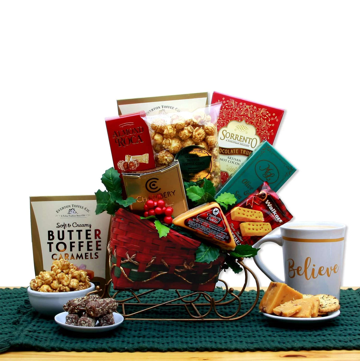 Gourmet Snacks Christmas Gift Basket L6367